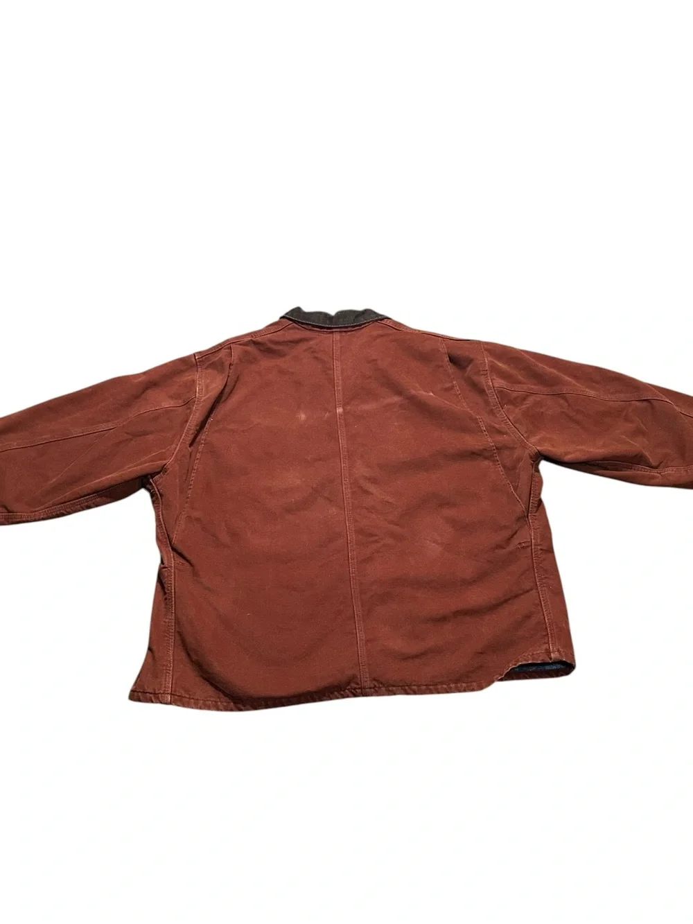 Carhartt C02 CLY Rust Chore Coat 4XL USA Made Blanket Lined Vintage Distressed - Picture 9 of 14